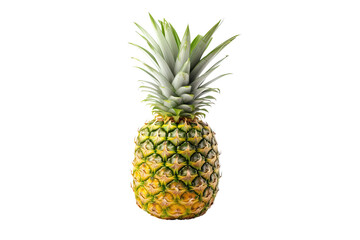 Fresh Pineapple Isolated On Transparent Background