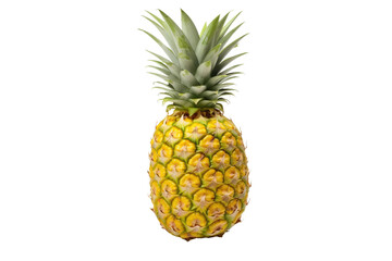 The Pineapple Isolated On Transparent Background