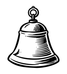 Vector collection of hand drawn bells
