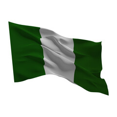 Nigeria flag transparent