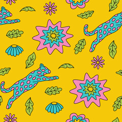 Retro Groovy Seamless Pattern 3