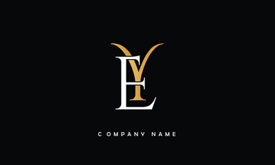 YE, EY, Y, E Abstract Letters Logo Monogram