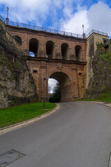 Fototapeta na wymiar Viaduct in the city Luxembourg