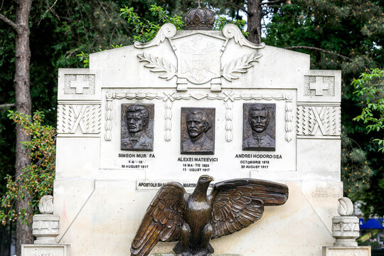 Memorial in cathedral park, Chisinau, Moldova