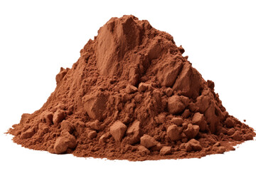 Cocoa Powder Isolated On Transparent Background