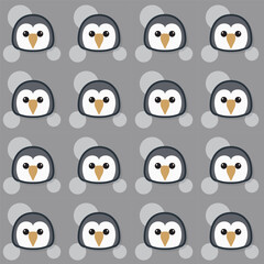 pattern with penguins
