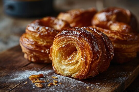 Cronut a delectable fusion of croissant and donut