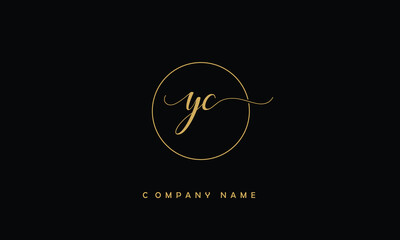 YC, CY, Y, C Abstract Letters Logo Monogram