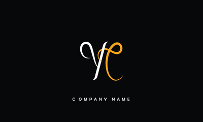 YC, CY, Y, C Abstract Letters Logo Monogram