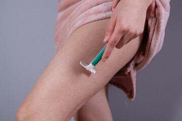 woman with a syringe