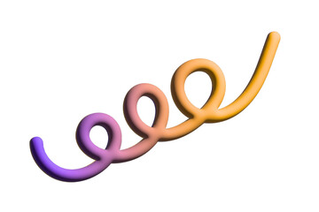 3d rendered illustration of a string