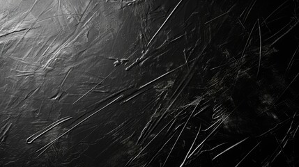 Deep black grunge texture with a network of scratches and distressed marks for a dramatic effect.