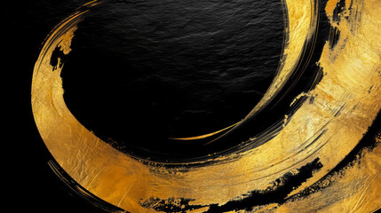 elegant black and gold swirl texture for luxury design background