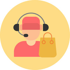 Customer Service Agent Icon