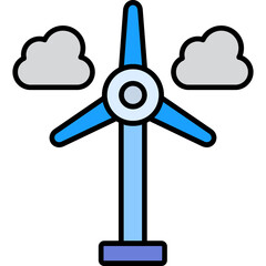 Wind Turbine Icon
