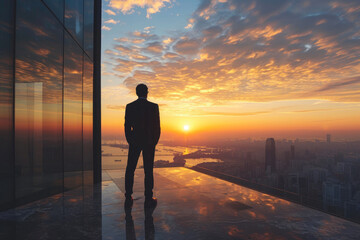 Embracing Opportunities: Close-Up of a Rising Business Leader
