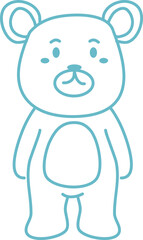 coloring book with bear illustration