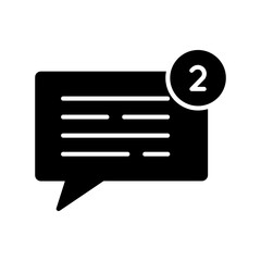 Message Glyph Icon