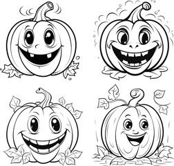 Halloween pumpkin vector image