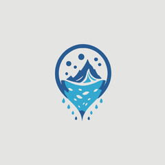 Water Logo Design EPS format Very Cool