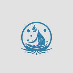 Water Logo Design EPS format Very Cool