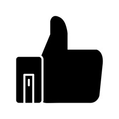 Thumb Up Glyph Icon