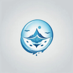 Water Logo Design EPS format Very Cool