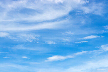 Beautiful blue sky with cloud