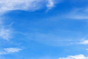 Fototapeta premium Beautiful blue sky with cloud