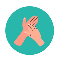 Obraz premium How to use hand sanitizer all those moment