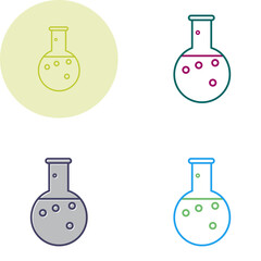 Chemical Flask Vector Icon