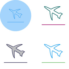 Flight Takeoff Vector Icon