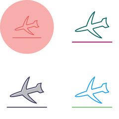 Flight Landing Vector Icon