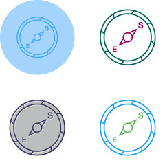 Compass Vector Icon