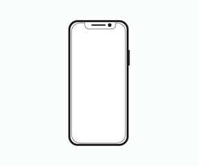 SmartPhone icon vector . Collection of vector symbol on white background. Telephone icon symbol isolated . Mobile icon Vector illustration.