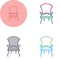 Comfortable Chair Vector Icon