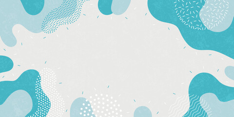 Cute doodle pattern background with abstract shapes. Modern vector pattern. © _Dmitrich_G