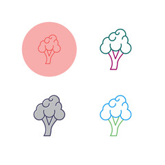 Broccoli Vector Icon