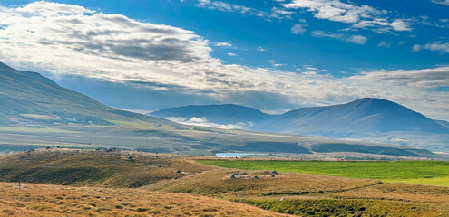 landscape with sky and clouds