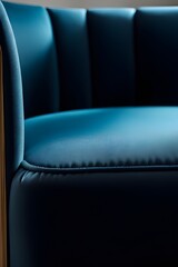 Obraz premium Texture and details of the fabric on upholstered furniture, bringing attention to comfort and style, background image, generative AI