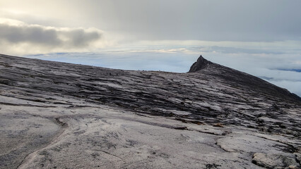 Mount Kinabalu scenery at sunrise