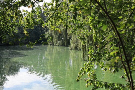 Kleiner See im Zentrum von Sendenhorst im M&uuml;nsterland	