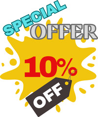 10 discount off