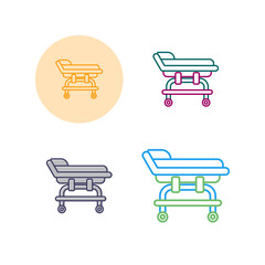 Stretcher Vector Icon