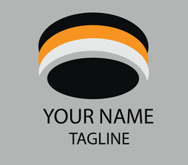 Creative hub, social connection icon, template and logo set