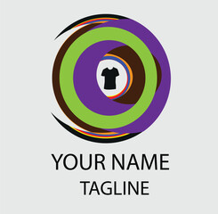 clothing icon, t shirt vector, cloth shop logo template