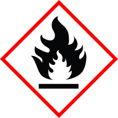 Flame, Fire Flammable Materials Icon