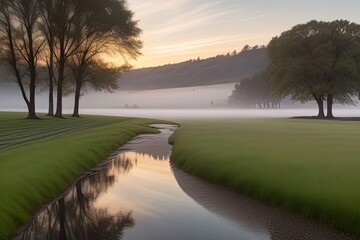Fototapeta premium Campagna al mattino