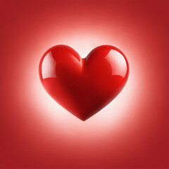 heart icon on red background - for topics and cards about valentines day, relationships, mothers day, marriage