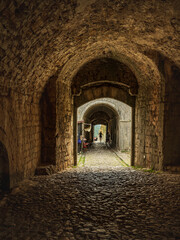 Naklejka premium Shkodra an old town in Albania